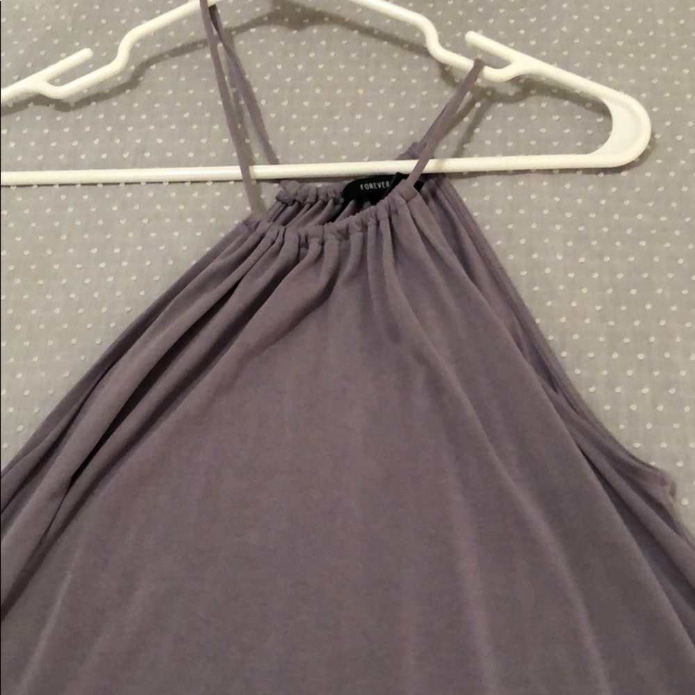 mauve suede-like swing dress - never worn!